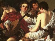 Caravaggio The Concert  The Musicians oil