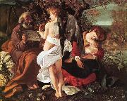 Caravaggio Rest on Flight to Egypt ff china oil painting reproduction