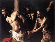 Caravaggio Christ at the Column fdg oil on canvas