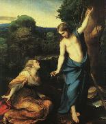 Correggio Noli me Tangere oil