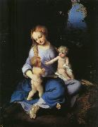 Correggio Madonna and Child with the Young Saint John oil on canvas