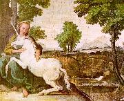 Domenichino The Maiden and the Unicorn china oil painting reproduction