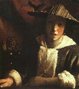 JanVermeer Woman Holding a Balance oil