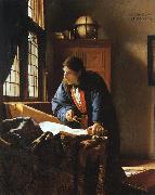 JanVermeer The Geographer oil