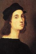 Raphael Self Portrait  fff oil on canvas