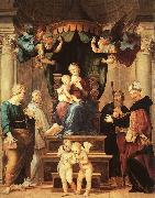 Raphael Madonna del Baldacchino oil