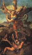 Raphael Saint Michael Trampling the Dragon china oil painting reproduction