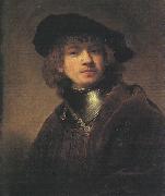 Rembrandt Self Portrait as a Young Man china oil painting reproduction