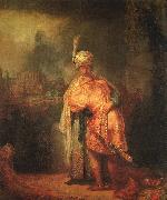 Rembrandt David's Farewell to Jonathan china oil painting reproduction