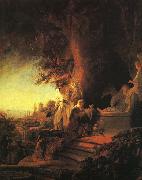 Rembrandt The Risen Christ Appearing to Mary Magdalen china oil painting reproduction