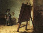 Rembrandt Artist in his Studio china oil painting reproduction