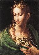 PARMIGIANINO Pallas Athene af oil