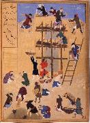 Bihzad Building ot Castle Khawarnaq,wherein the chamber of the seven icons will be hidden china oil painting reproduction