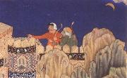 Bihzad The Crescent moon turned downwards china oil painting reproduction