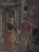 MASACCIO Petrus und der Zollner oil