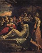 PARMIGIANINO The Entombment oil on canvas