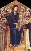 Madonna and Child Enthroned with Two Angels and Ss. Francis and Dominic