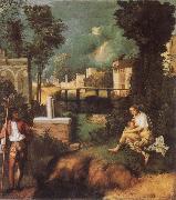 Giorgione The Tempest china oil painting reproduction