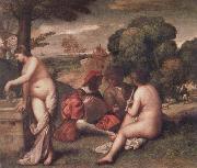 Giorgione The Pastoral Concert china oil painting reproduction