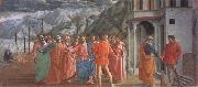 MASACCIO The Tribute Money oil on canvas