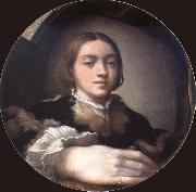 PARMIGIANINO Self-Portrait in a convex mirror oil painting picture wholesale