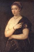 Titian The Girl in the Fur oil