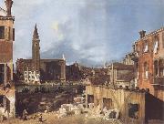 Canaletto Campo S.Vidal and Santa Maria della Carita oil on canvas