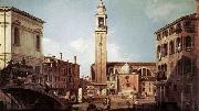 Canaletto View of Campo Santi Apostoli oil on canvas