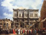 Canaletto Venice The Feast Day of Saitn Roch oil on canvas