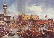 Canaletto The Bucintoro at the Molo on Ascension Day china oil painting reproduction