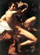 Caravaggio St. John the Baptist oil on canvas