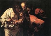 Caravaggio The Incredulity of Saint Thomas oil on canvas