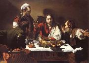 Caravaggio The Supper at Emmaus painting