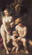 Correggio Venus with Mercury and Cupid oil painting picture wholesale