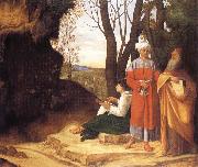 Giorgione Three ways oil on canvas