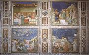 Giotto The wedding to Guns De arouse-king of Lazarus, De bewening of Christ and Noli me tangera china oil painting reproduction