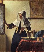 JanVermeer Woman with a Jug oil