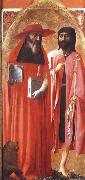 MASACCIO Saints Jerome and john the Baptist oil