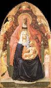 MASACCIO Holy Ana Metterza oil on canvas