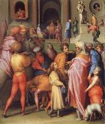 Pontormo Joseph Sold to Potiphar oil on canvas