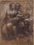 Raphael The Virgin and Child with Saint Anne and Saint John the Baptist china oil painting reproduction