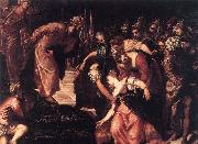 Tintoretto Esther before Ahasuerus painting