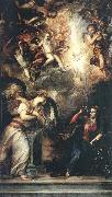 Titian Annunciation oil on canvas