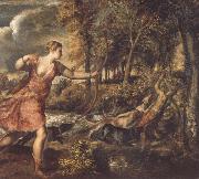 Titian The Death of Actaeon oil on canvas