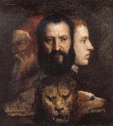 Titian An Allegory of Prudence oil on canvas