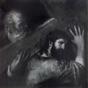 Titian The Bearing of the Cross oil on canvas