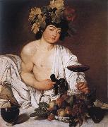 Caravaggio Youthful Bacchus oil