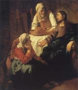 JanVermeer Christ in Maria and Marta oil painting picture wholesale