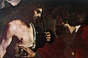 GUERCINO Doubting Thomas oil