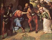 Giorgione The Adulteress brought Before Christ china oil painting reproduction